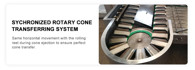 Automatic Ice Cream Cone Production Line Rolled Sugar Cone Machine
