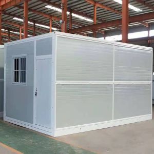 Foldable Steel Container House Waterproof Modular Prefab Structure