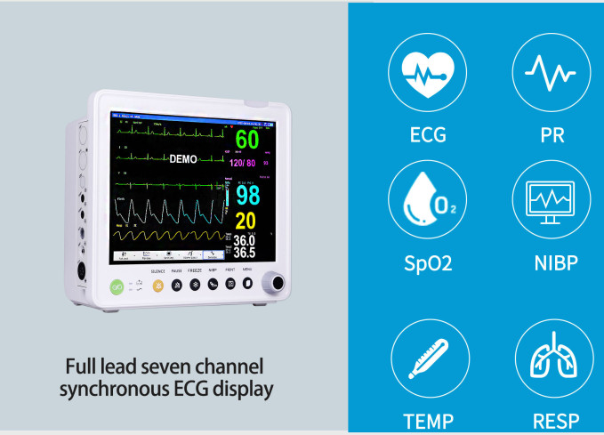 PM-9000A Patient Monitor For Emergency Clinics 6 Parameters With Optional Multi Pattern