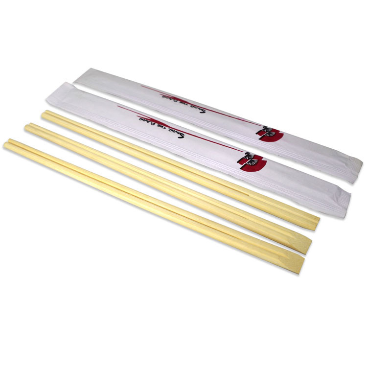 Personalized Logo Full Paper Packaging Disposable Wrapped Paper for Bamboo Chopsticks OEM Accepted