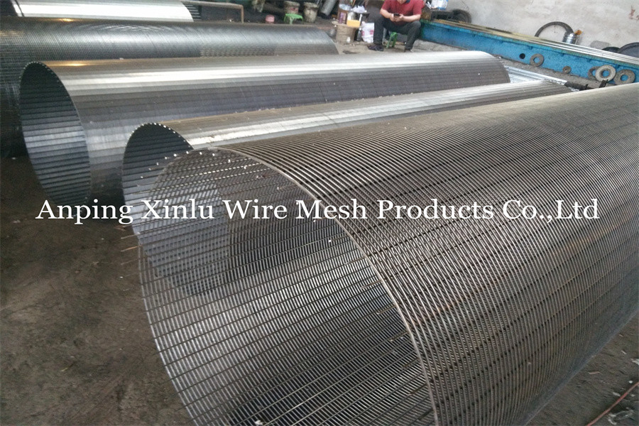 Stainless Steel Rotary Screen Drum Johnson Type Wedge Wire OD920mm