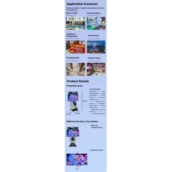 Large Screen Motion Sensing Game System Super Sports Game For Community Centers