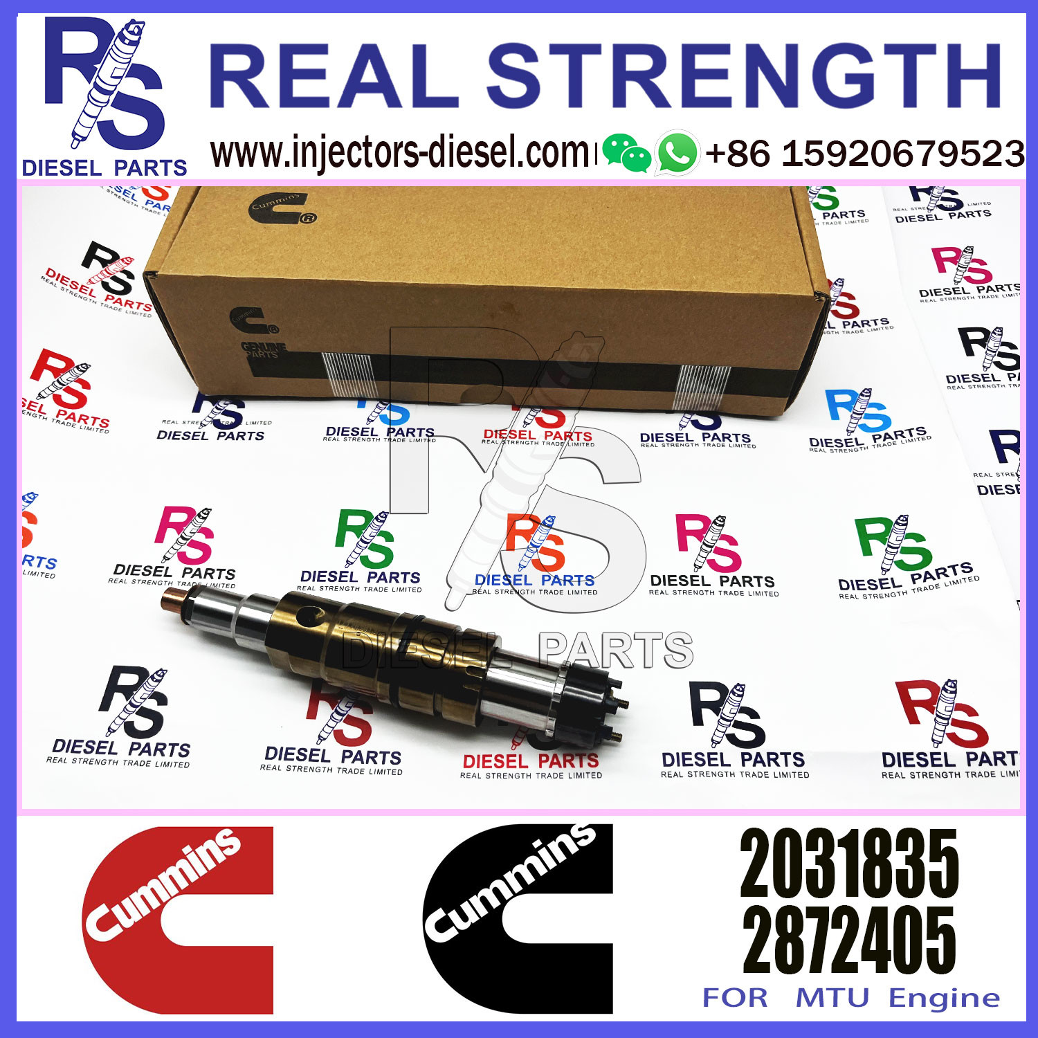 Diesel Fuel Injectors 2031835 575176 2872289 2872544 For Cummins