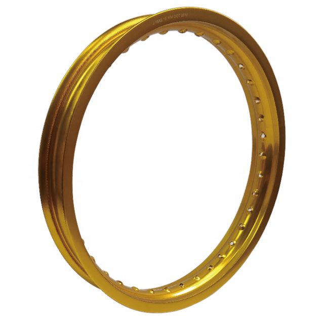 MX BLACK 18 X 2.15 36H Rear Wheel Rim for CRF125 Finished Polishing and Anodizing