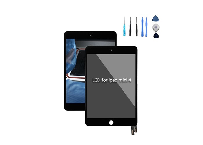 Black Ipad Touch Screen Digitizer Assembly / Ipad Mini 4 Touch Screen