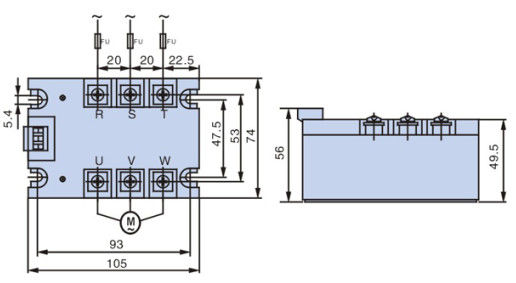 EU UL 1.5KW motor Variable Fan Speed Controller 0