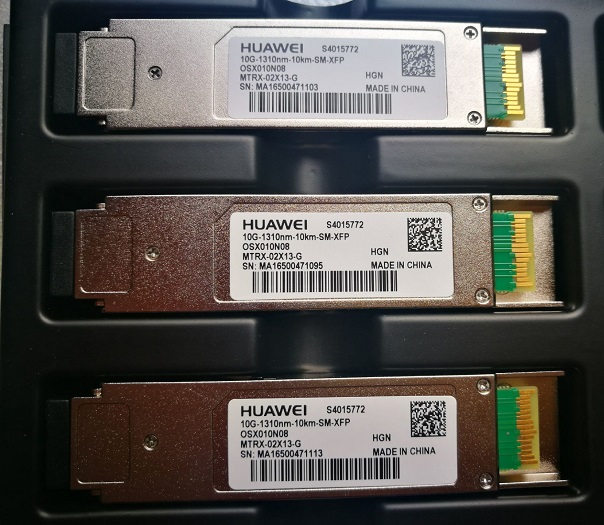 Original SFP Huawei SFP+ 10G-1550NM-80KM-SM 02310PVT OSX080N03