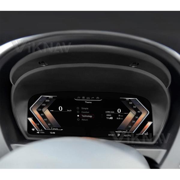 VIKNAV 11" Digital Cluster for BMW Z4 E89 2009-2016 Linux Vertical SpeedoMeter