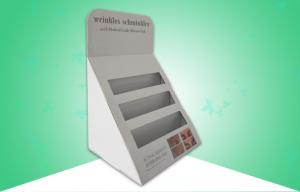 Quality Three - Teir Skincare Cardboard Countertop Displays / Table Cardboard Display Unit for sale