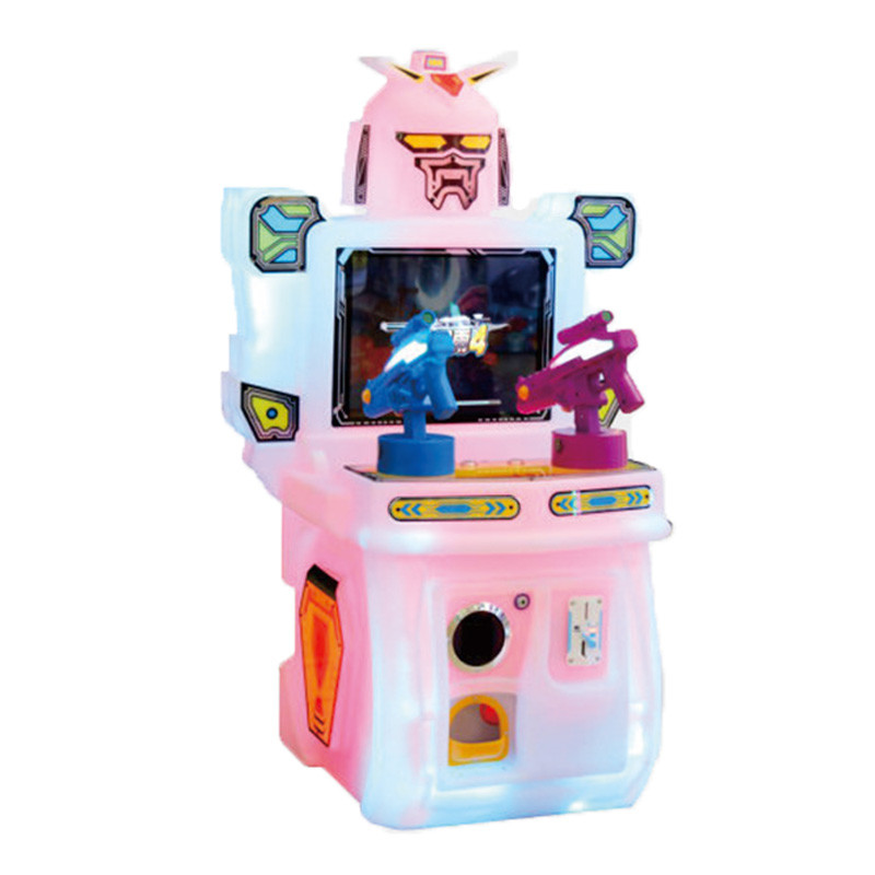 Double Players Mini Coin Operated Gun Shooting Arcade Game