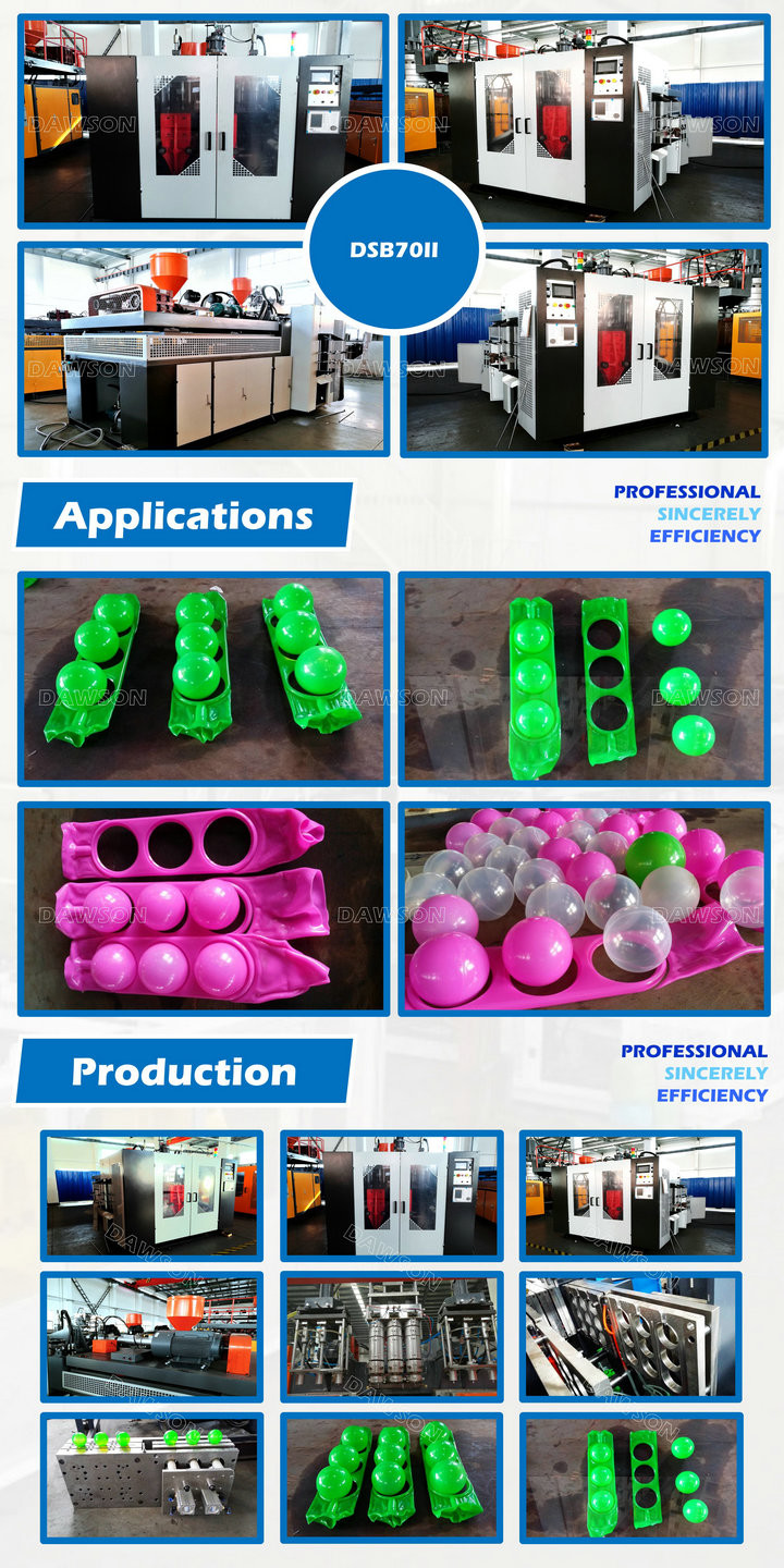 Plastic Sea Ball HDPE High Speed Blow Moulding Machine