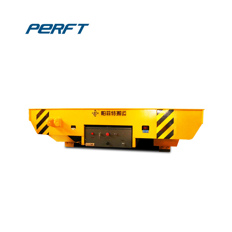 Rail Remote Control Material Transfer Cart For Cable Reel Operated Steel Pipe Plant