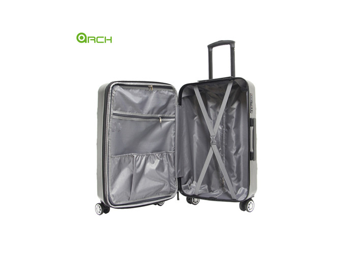Double Spinner Abs Suitcase Well Organized Interior