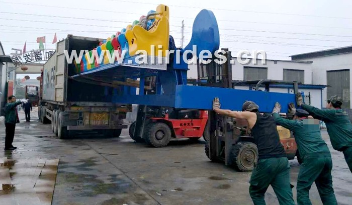 thrilling top dancer ride Amusement park equipment Crazy waves Miami rides for sale