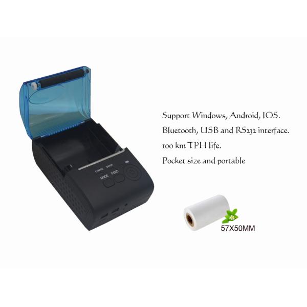 58mm Mini Portable Wireless Receipt Printer Compatible With Android And IOS