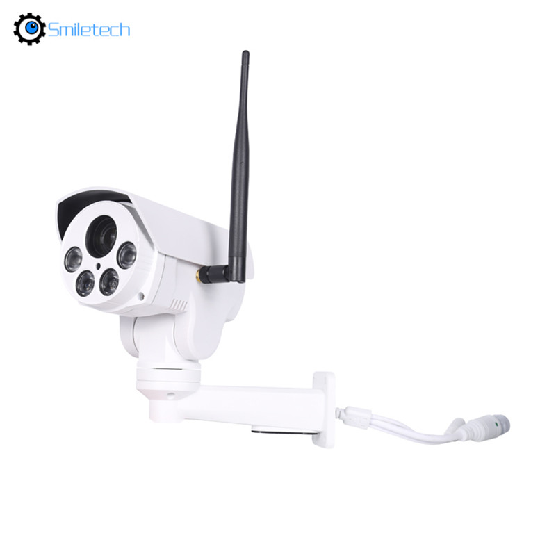 Mini starlight 5MP WIFI PTZ bullet waterproof IP66 5X optical zoom 2.8-12mm lens surveillance camera
