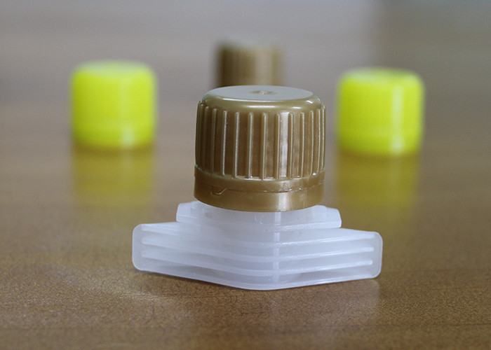 1mm Thickness Plastic Spout Caps Combine With Flexible Packaging Granules Bags