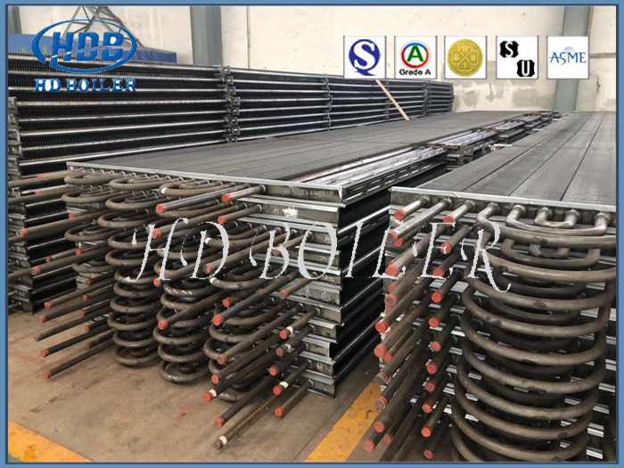 Horizontal Carbon Steel Pressure Vessel Economizer In Boiler For Power Station