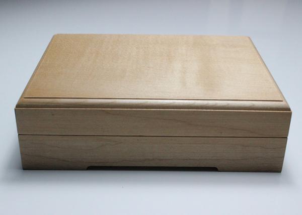 Pine Starage Wooden Tea Bag Box Custom Made With Up And Bottom Lid