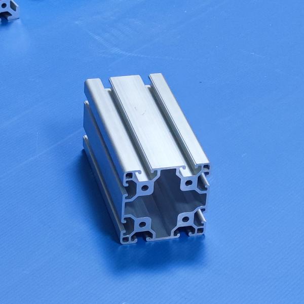 Black Anodized Slotted Aluminum Extrusions V Slot Rail Alu T Slot