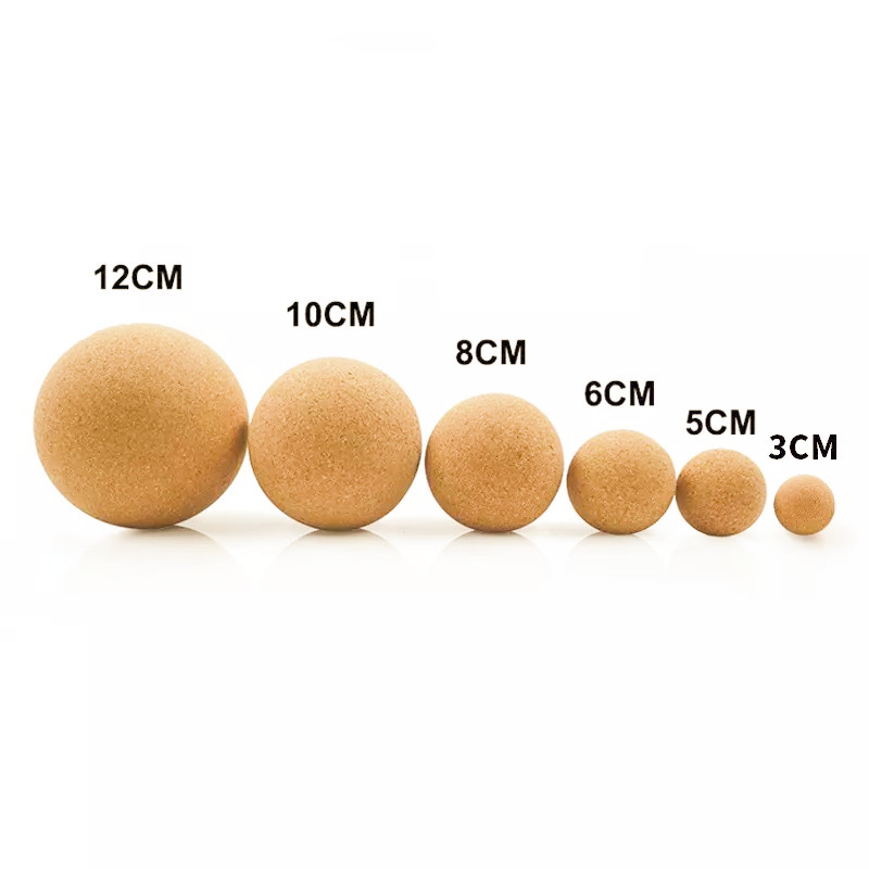 FSC Yoga Cork Massage Balls Lightweight Sweatproof Home Exercise