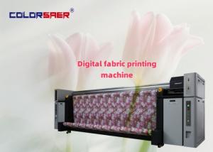 Quality 3.2m Digital Fabric Printer with Heater - CMYK Sublimation Ink for sale