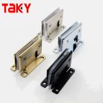 Adjustable Brass Pivot Wall Glass Hinge for Glass Door Pivot Hinges in 90*55mm
