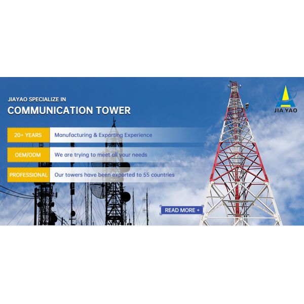 3 Legged Angular Steel Tower Triangular Tower Body with Equal Slope or Variable Slope and Angle Steel Cross Section for Communication