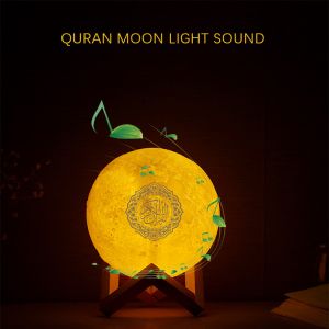 App Control Digital Moon Lamp Quran Speaker