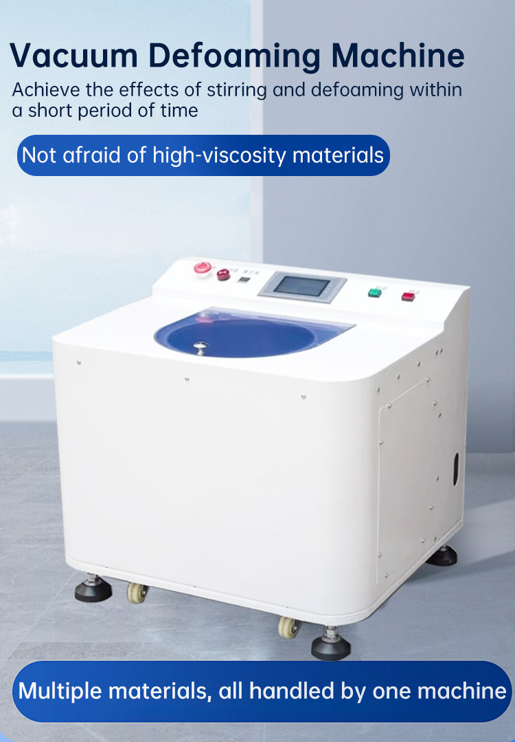Vacuum Degassing And Stirring Integrated Machine For Mixing Silicone Rubber , Epoxy Resin , LED Powder , Ink And AB Glue