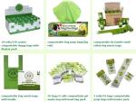 customized flushable toilet compostable plastic dog poop bag / balloon dog,