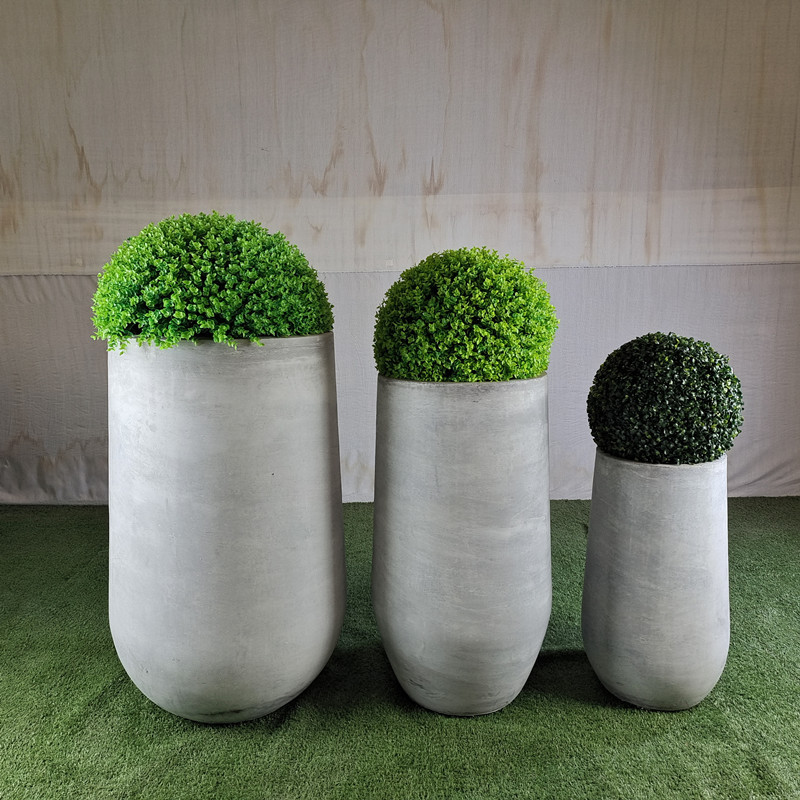 Outdoor Decor Fiber Clay Planters Durable And Stylish Designs