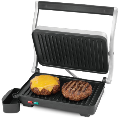 2 Slices Panini Press With Aluminum Die Cast Arms