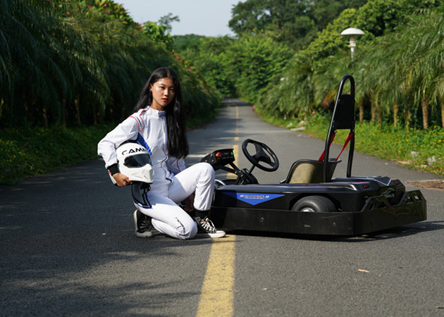 OEM ODM Adjustable Four Wheel Sport Go Kart 2850RPM ISO9001