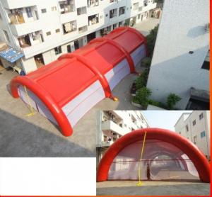 China Red Color Inflatabe Event Tent With Tubes on sale