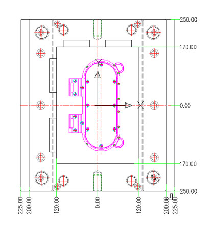 5 Gallon PP copolymer Precision Injection Mould Paint Lid , Door , Seal Retainer and Hinge Block