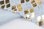 Recycled Velvet Upholstery Bronzing Embossing Damask Fabric Woven Velvet Light