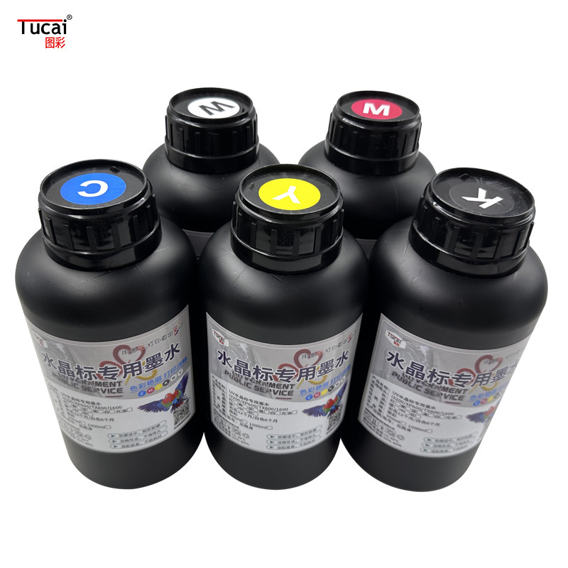 500ml AB Transfer 3200 UV DTF Ink Compatible With Large-scale Roll Crystal Sticker Printers Digital Printing