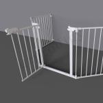 Adjustable Metal Foldable Baby Playpen Multifunctional Childproof