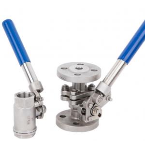 Quality US Market Flange Connection Form 2-Piece Spring Return Ball Valve with Durable Design for sale