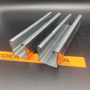 Quality Electrical Galvanized P2000 C Channel with Stiffener for sale