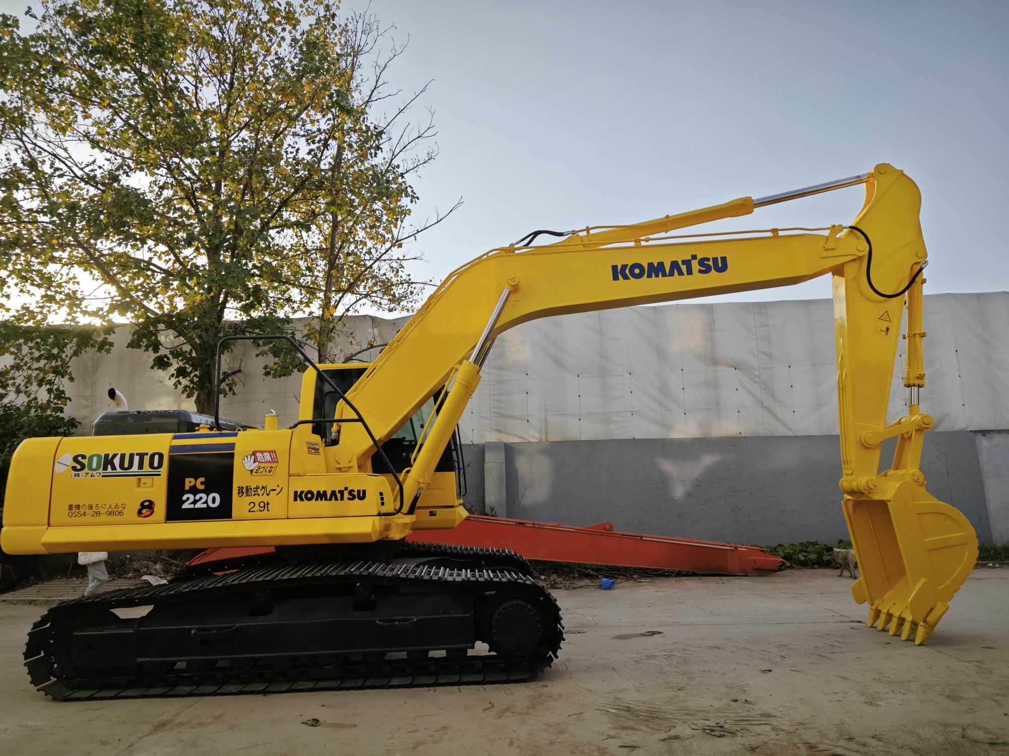 Original Engine Komatsu PC35 Excavator with Other Hydraulic Cylinder in Good Condition
