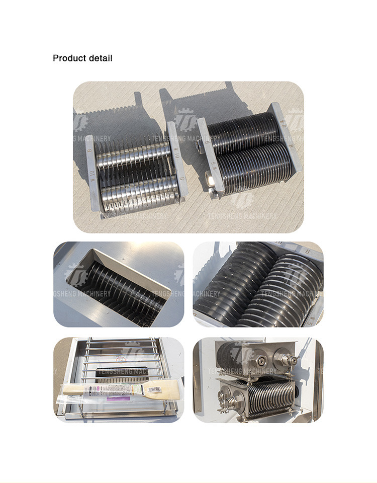 Stainless Steel Dicer Meat Cube Machine Meat Cutting Machine Food Processor