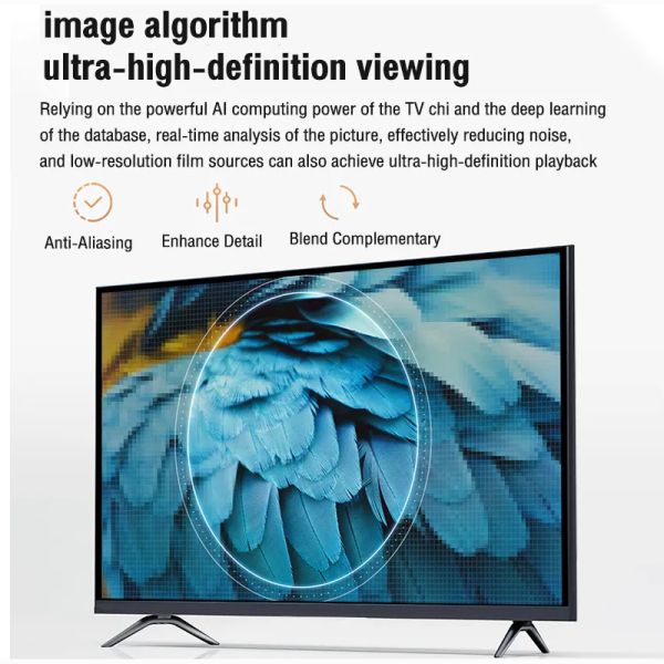 65 Inch 2K QLED Android Smart TV-120Hz Refresh Rate USB Interface Black Color-Hotel TV