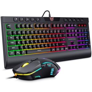 Quality Computer Wired RGB Gaming Keyboard and Mouse Combos LED for Gamer for sale