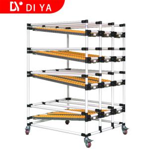 Quality Modular system Industrial Lean Pipe Racking System Shelf for sale