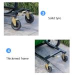 Eco-Friendly 400L Trash Bin Waste Container with Four Wheel