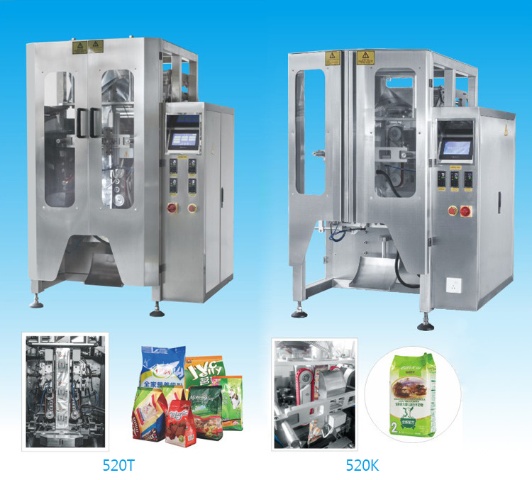 PID Control 30bag/Min Snacks Packing Machine Four Sides Sealing