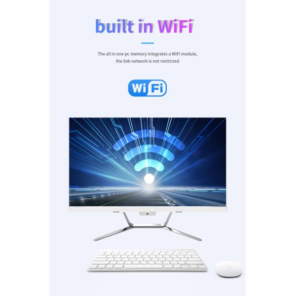 AIO 21.5inch CPU I7 10700 Desktop Mini PC With Camera For Students Home