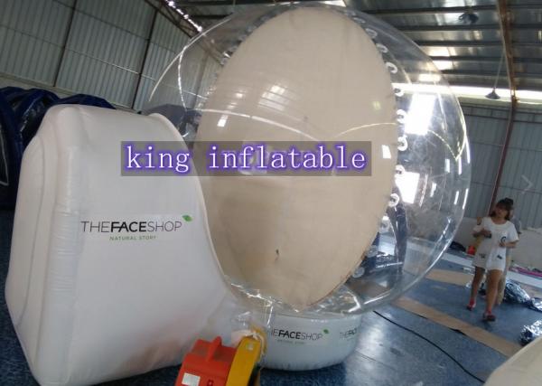 Buy CE Clear Snow Globe Outdoor Inflatable Bubble Tent For Exhibition Show at wholesale prices